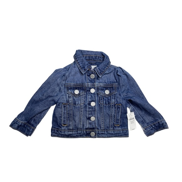 GAP x Disney  Blue Denim Jacket with Embroidered Minnie Mouse Design - Picture 3 of 5